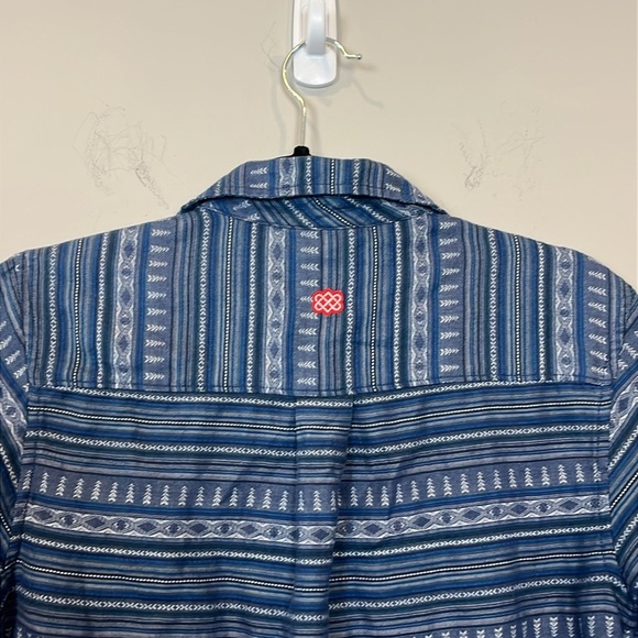 Sherpa Adventure Gear Men's Organic Cotton Short Sleeve Button Down Shirt Small - Picture 8 of 8